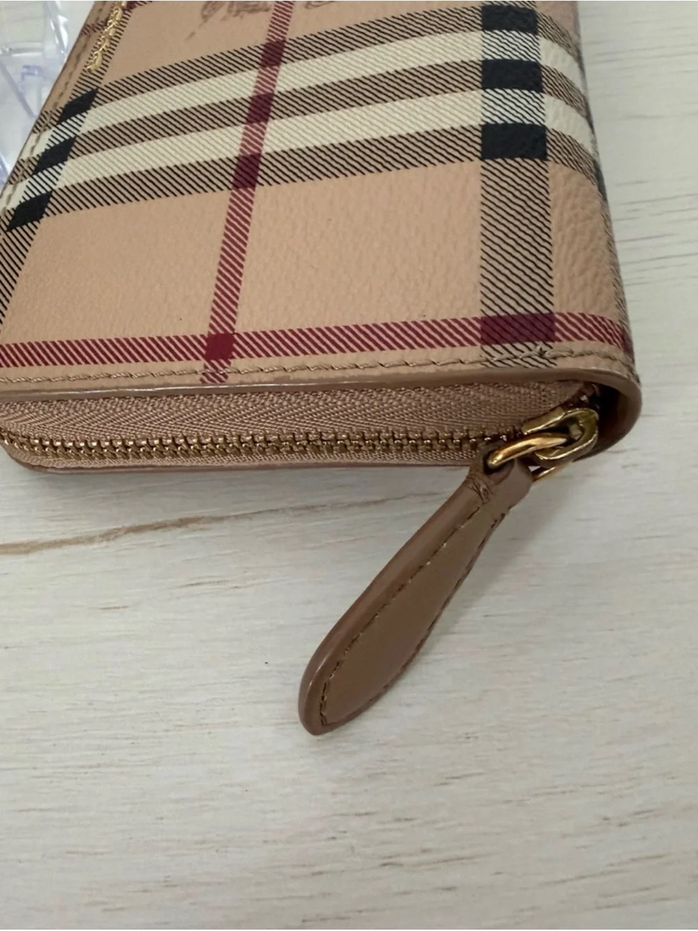 Burberry Long Nova Check Haymarket Wallet